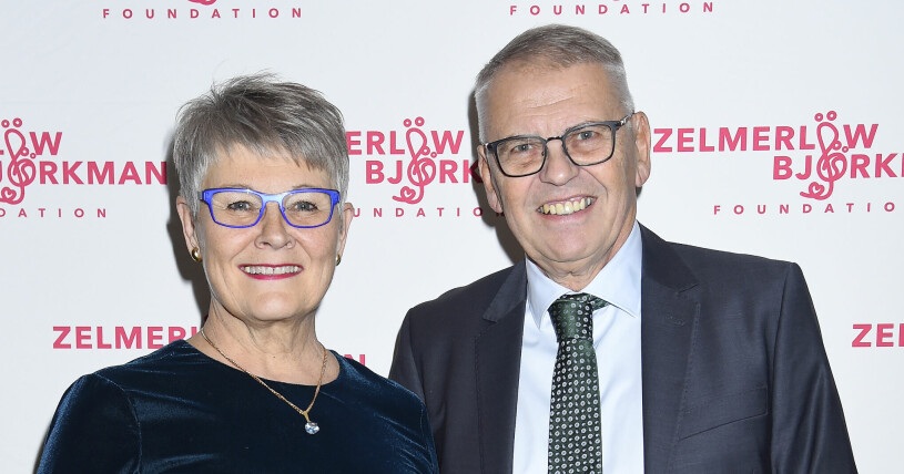 Maud Olofsson med maken Rolf Olofsson.