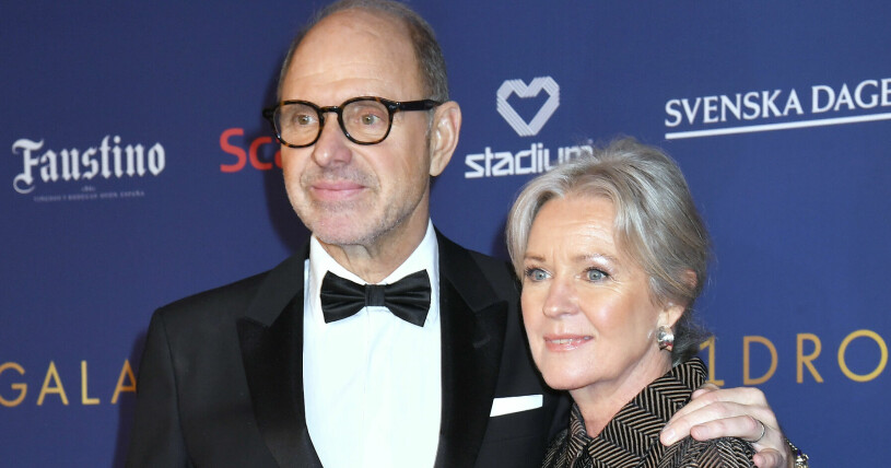 Thomas Ravelli med hustrun Catherine Ravelli. Thomas Ravelli och Catherine Ravelli