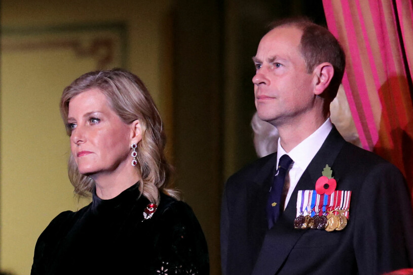Grevinnan Sophie och prins Edward.