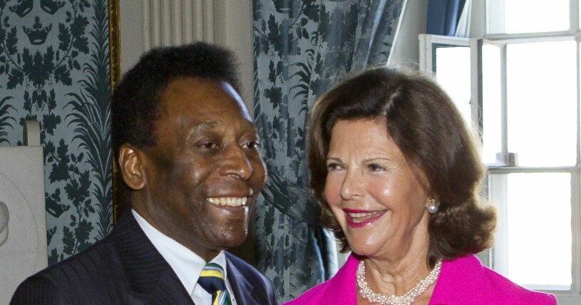 Drottning Silvia och Pelé. Drottning Silvia och Pelé