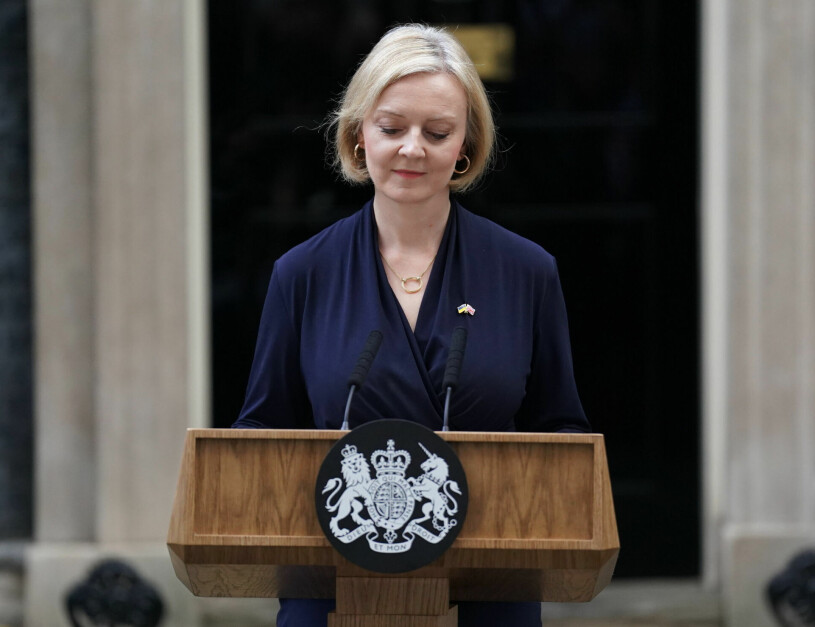 Liz Truss avgång som premiärminister
