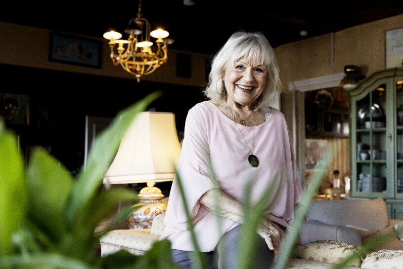 Christina är verkligen en livsnjutare! Hemma hos Christina Schollin.
