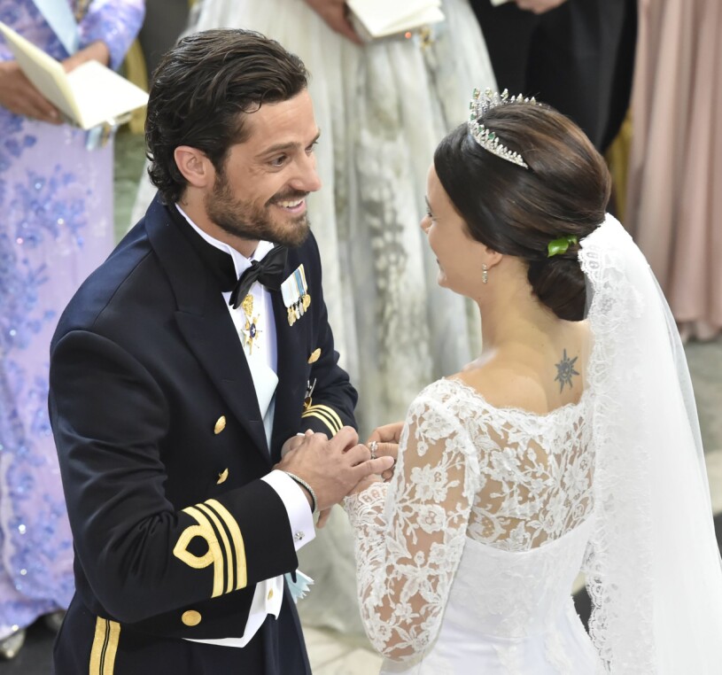Prinsessan Sofias nacktatuering Bröllopet 2015