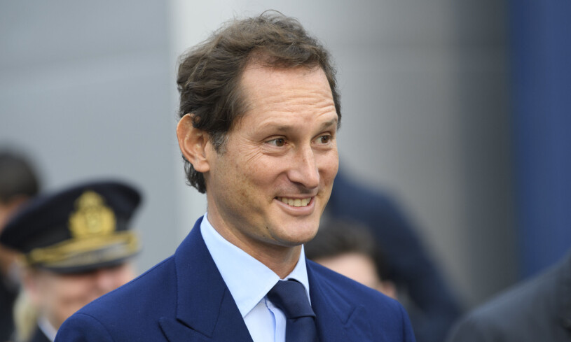 Fiat-miljardären John Elkann. Fiatchefen John Elkann Kronprinsessparets besök Turin