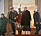 Drottning Margrethes comeback, omgiven av hovfolk