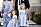 Prinsessan Adrienne och prinsessan Leonore efter prins Julians dop i Drottningholms slottskyrka.
