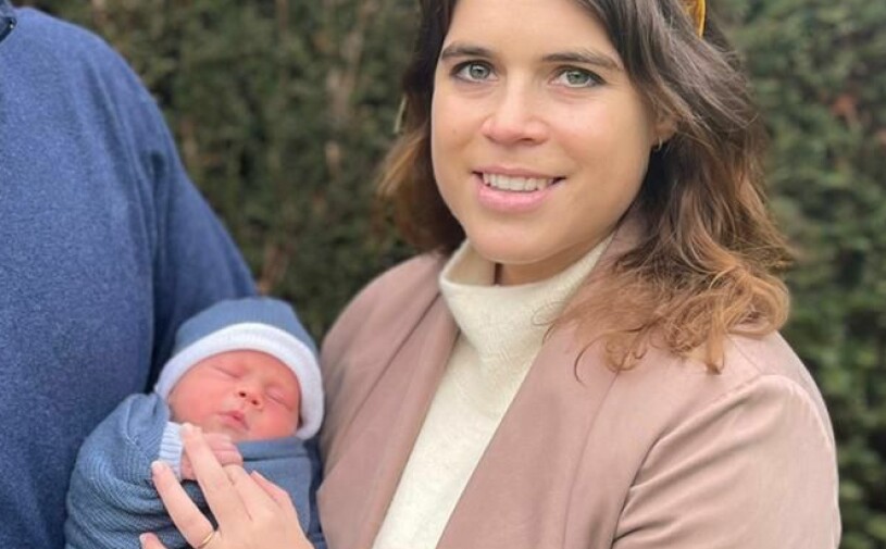 Prinsessan Beatrices syster Eugenie med sin son August. Prinsessan Eugenie Sonen August Brooksbank