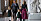 Chris O'Neill et la princesse Madeleine avec les enfants la princesse Leonore, la princesse Adrienne et le prince Nicolas en route pour recevoir des épicéas avant la célébration de Noël du syndicat étudiant de Skogshögskolan au château de Stockholm.