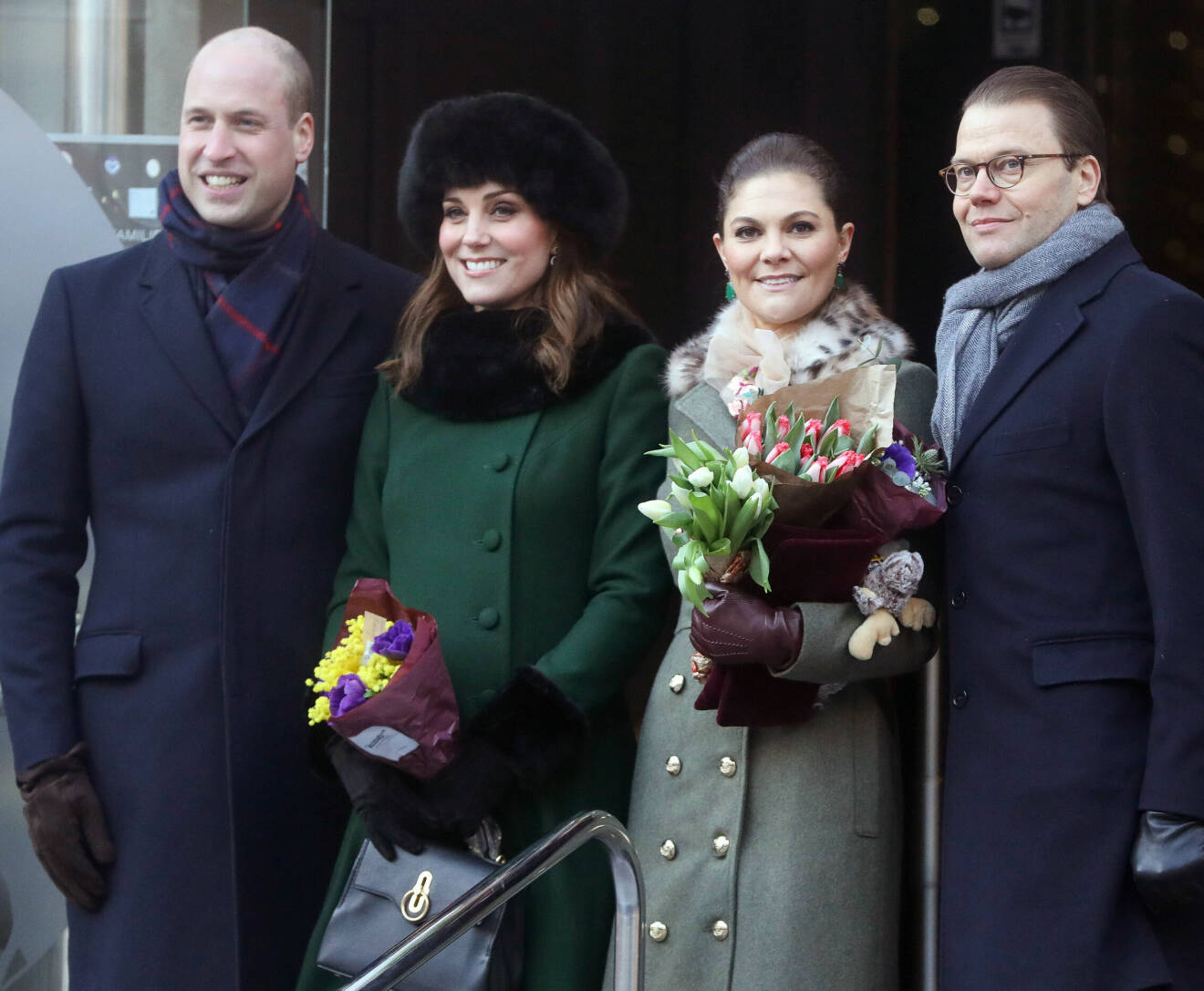 Prins William och Kate – nu Prinsessan av Wales – på officiellt besök i Sverige hos kronprinsessan Victoria och prins Daniel 2018