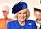 Drottning Camilla i blått vid statsbesök från Sydafrika 2022