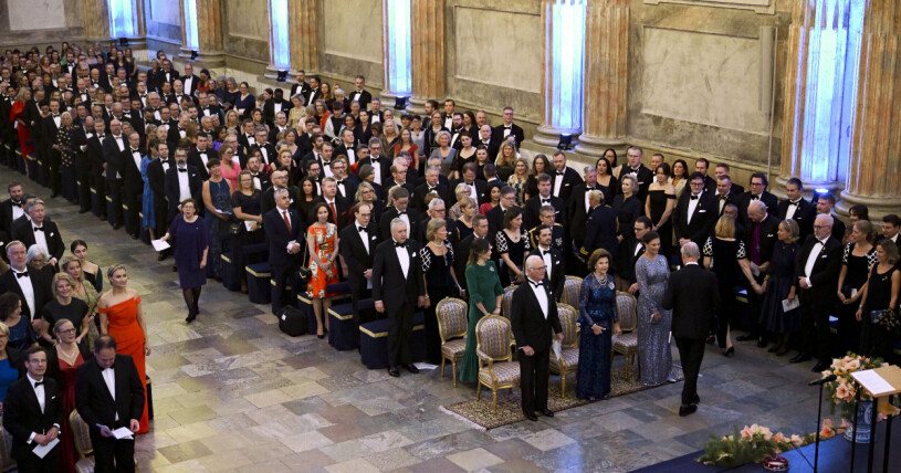 Konsert för riksdagsledamöterna i Rikssalen i samband med tisdagskvällens riksdagssupé på Stockholms slott.