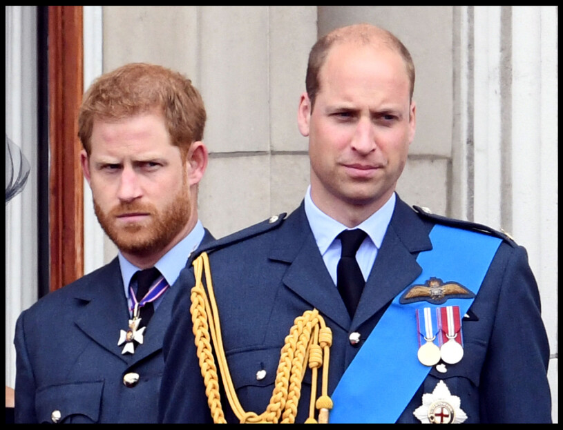 Prins Harrys och prins William i dag. Prins Harry och prins William