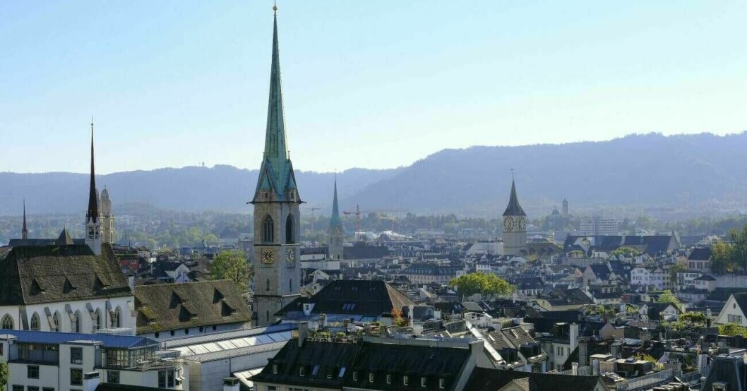 Zürich i Schweiz. Här befinner sig Charlene, enligt uppgifter från flera håll. Zürich i Schweiz