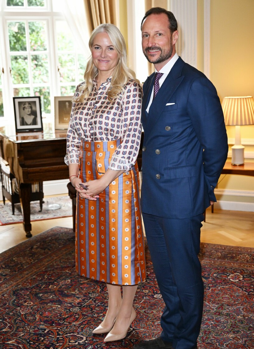 Hemma hos norska ambassadören i London.