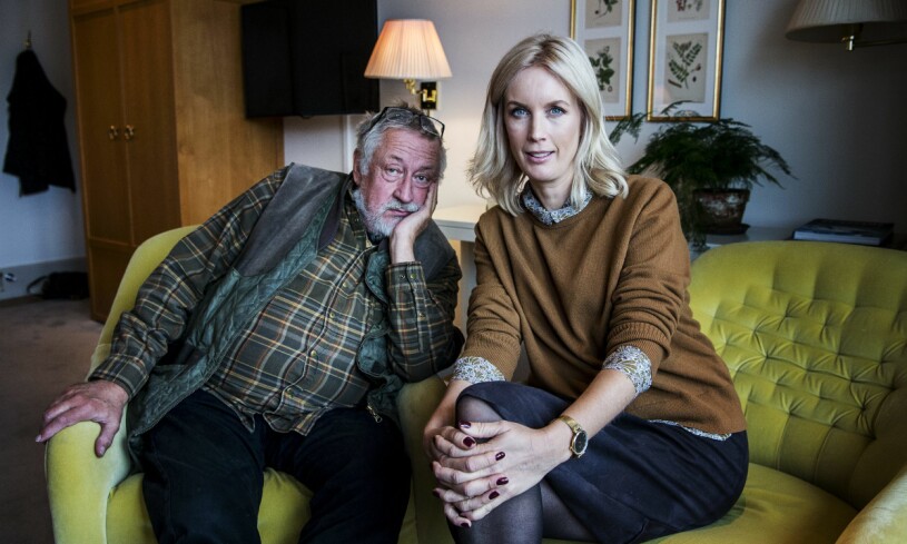 – Jag är smickrad! sa Jenny Strömstedt (1.78), här med sin tidigare parhäst Leif GW Persson som enligt egen uppgift är 1.86. Så lång är Jenny Strömstedt Leif GW Persson längd
