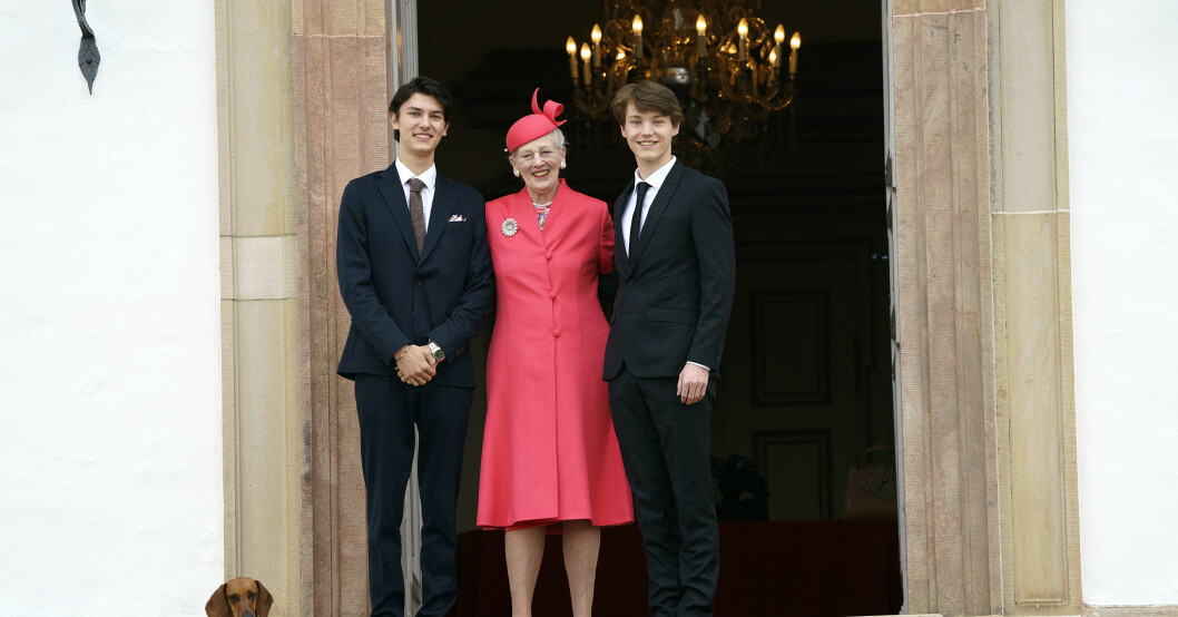 Kusinerna prins Nicolai och prins Felix var på plats! prins christian konfirmation