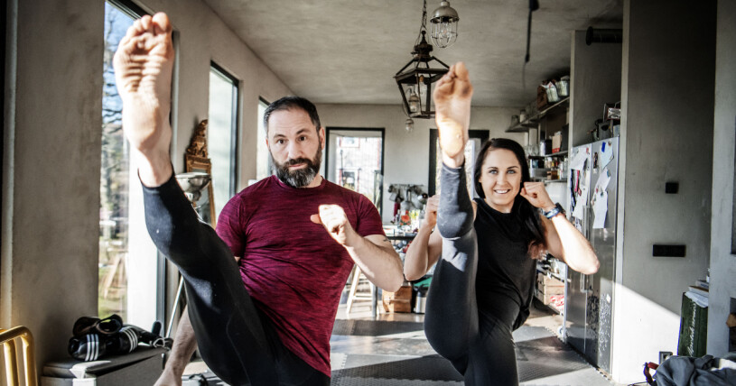 Paolo Roberto och Elin Härkönen, två månader innan entreprenören åkte fast för sexköp. Paolo Roberto och Elin Härkönen