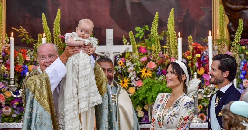 "Inte ett öga var torrt när prins Julian döptes i Drottningholms slottskyrka."