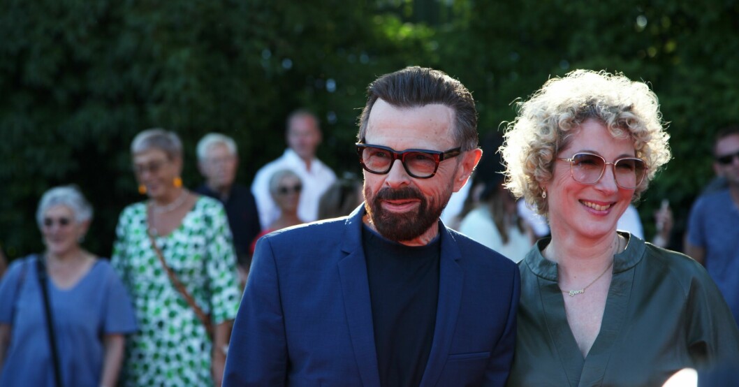 Björn Ulvaeus har hittat kärleken i Christina Sas. Björn Ulvaeus och Christina Sas