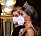 Drottning Letizia på galamiddag i tiara och munskydd