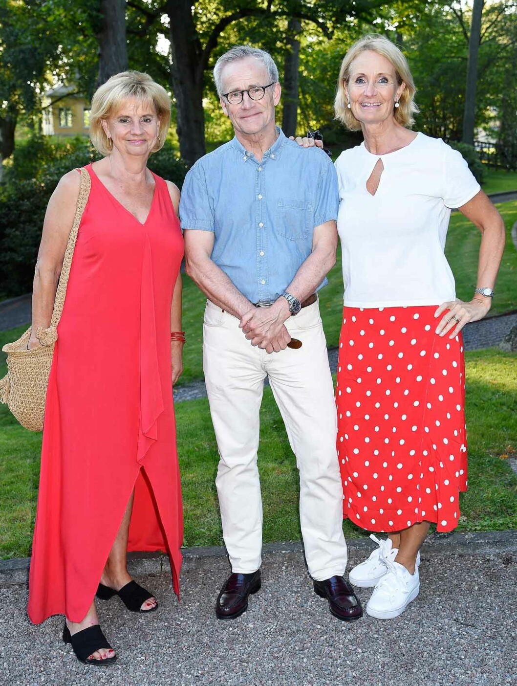 Marianne Rundström, C-G Karlsson och Bibi Rödöö på plats.