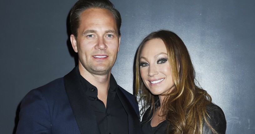 Anders stöttade sin fru Charlotte efter Mello-förlusten. Anders Jensen och Charlotte Perrelli