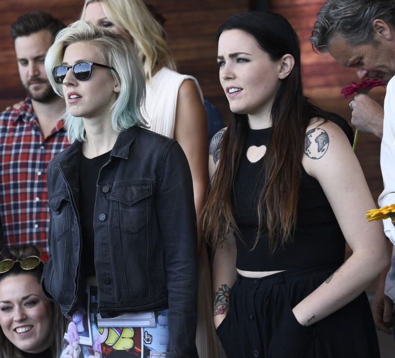 Veronica och Miriam är två av våra mest framgångsrika artister. Veronica Maggio, Miriam Bryant Pressträff inför Allsång på Skansen, 2016