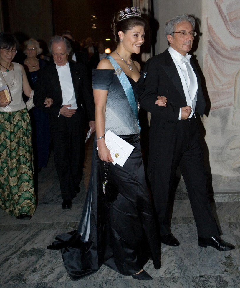2007 bjöd kronprinsessan Victoria på en maffig Nobel-look! Kronprinsessan Victorias Nobelklänning 2007
