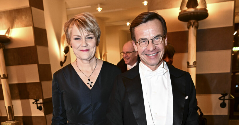 Birgitta Ed och Ulf Kristersson vid Nobelprisutdelningen i Konserthuset i Stockholm. Birgitta Ed och Ulf Kristersson vid Nobelprisutdelningen i Konserthuset i Stockholm