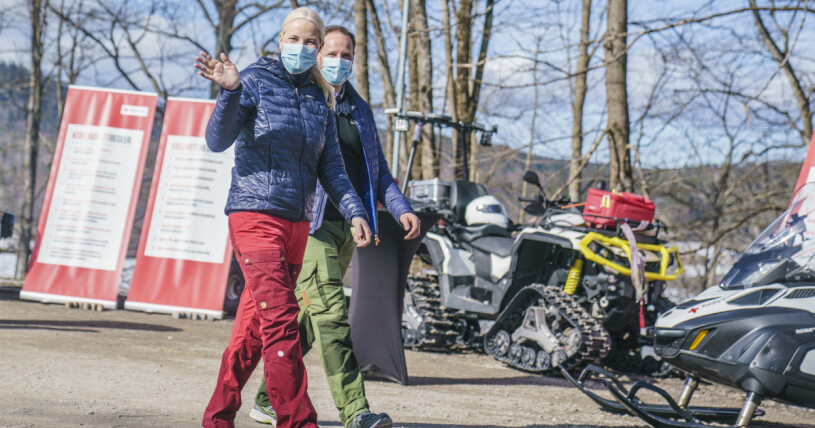Kronprinsessan Mette-Marit och kronprins Haakon