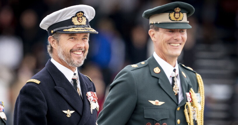 Kronprins Frederik och prins Joachim