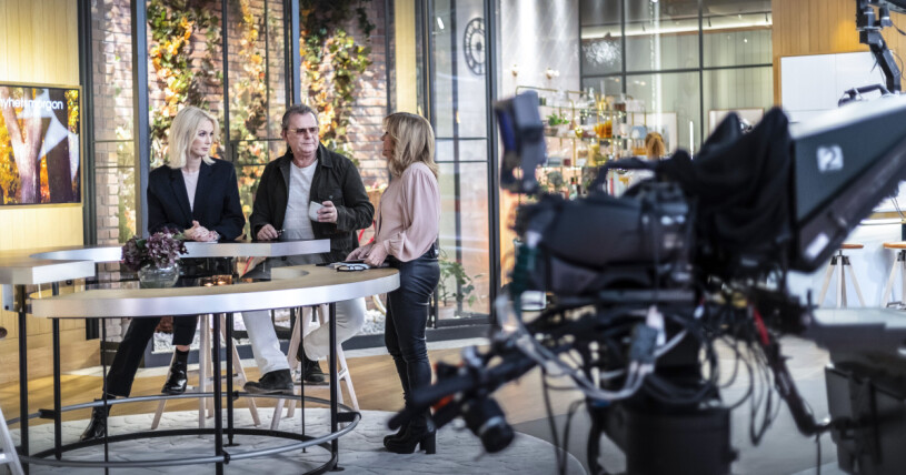 Steffo planerar att fortsätta jobba på TV4 i flera år framöver. Malou von Sivers med Jenny Strömstedt och Steffo Törnquist från Nyhetsmorgon