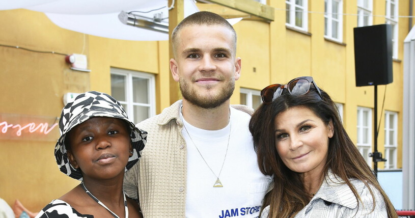 Zoe Häggkvist, Amadeus Söögard och Carola Häggkvist. Zoe Häggkvist, Amadeus Söögard och Carola Häggkvist