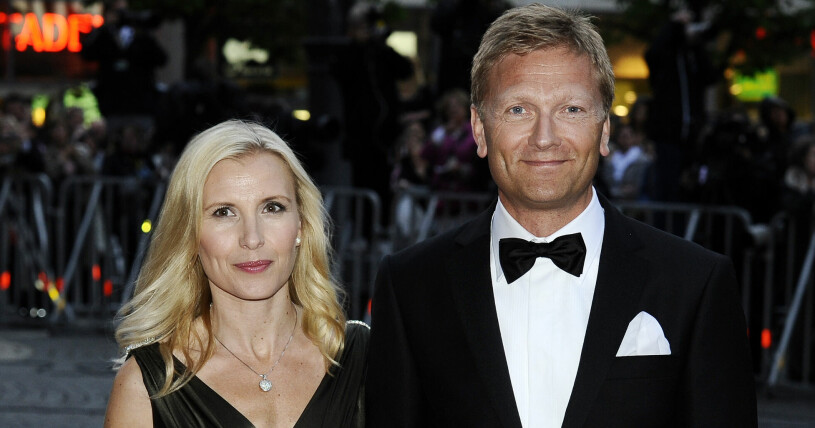 Anna Westling och Mikael Sandström i samband med kronprinsessparets bröllopsgalej, 2010. Anna Westling och Mikael Sandström