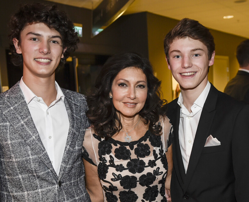 Med sönerna, prins Nikolai och prins Felix. Prinsessan Alexandra Prins Nikolai Prins Felix