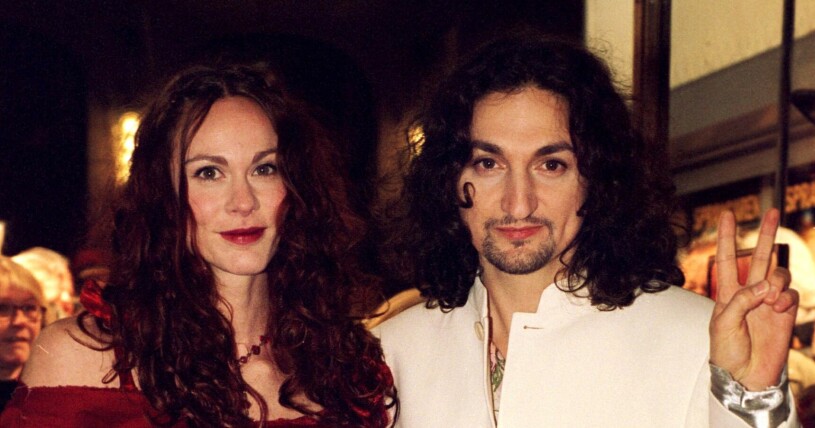 Thomas Di Leva med dåvarande hustrun Katarina 2001. Thomas Di Leva och Katarina Di Leva