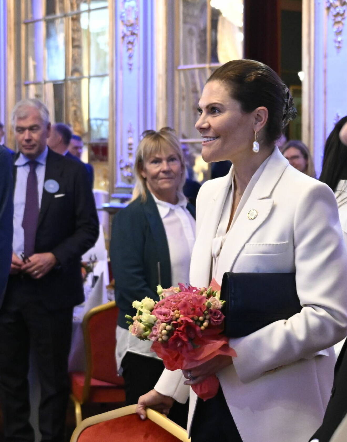 Kronprinsessan Victoria på Grand Hotel i Stockholm för att dela ut Björn Carlsons Östersjöpris 2023