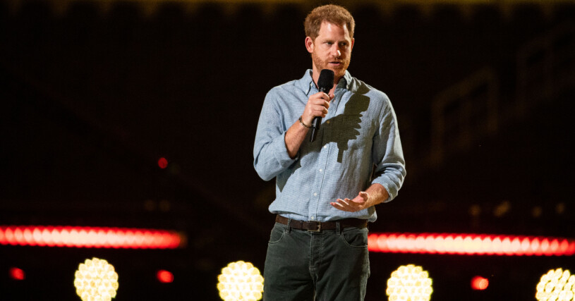 Prins Harry talade på VaxLive