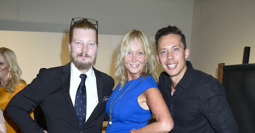 Okänd man med Pamela Andersson och Pascal Engman.