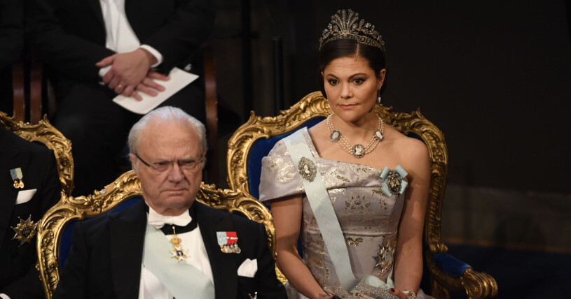 Kung Carl Gustaf och kronprinsessan Victoria