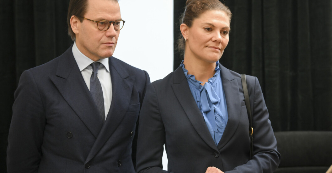 Prins Daniel och kronprinsessan Victoria ansåg sig tvungna att säga ifrån.