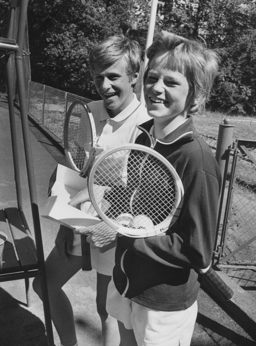 Björn och Ted var vänner som barn. Björn Borg och Ted Gärdestad på 70-talet