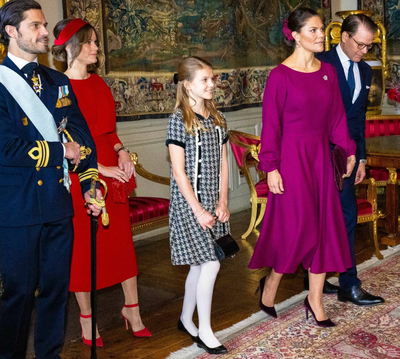 Prinsessan Estelle gör debut under statsbesöket 2022