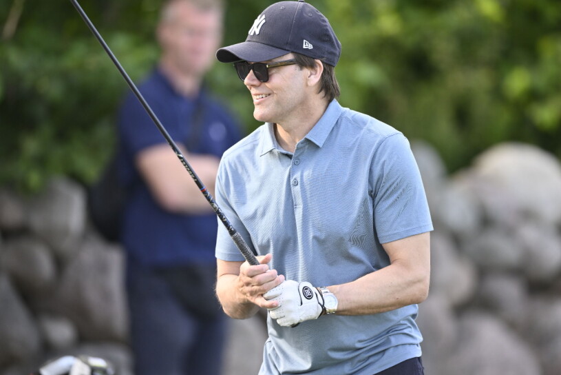 Daniel såg riktigt sportig ut under Victoriagolfen i somras! Prins Daniel under Victoriagolfen på Ekerums golfbana, Öland.