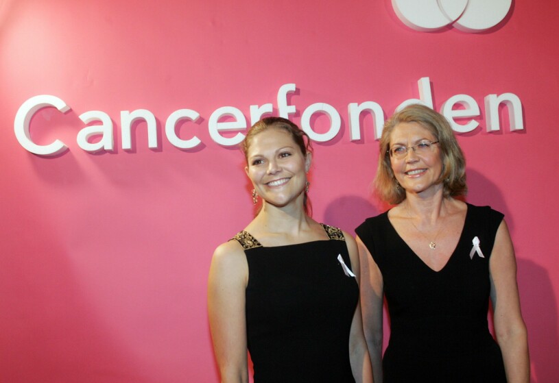 I 14 år har kronprinsessan varit beskyddare av Cancerfondens Rosa Bandet-kampanj.