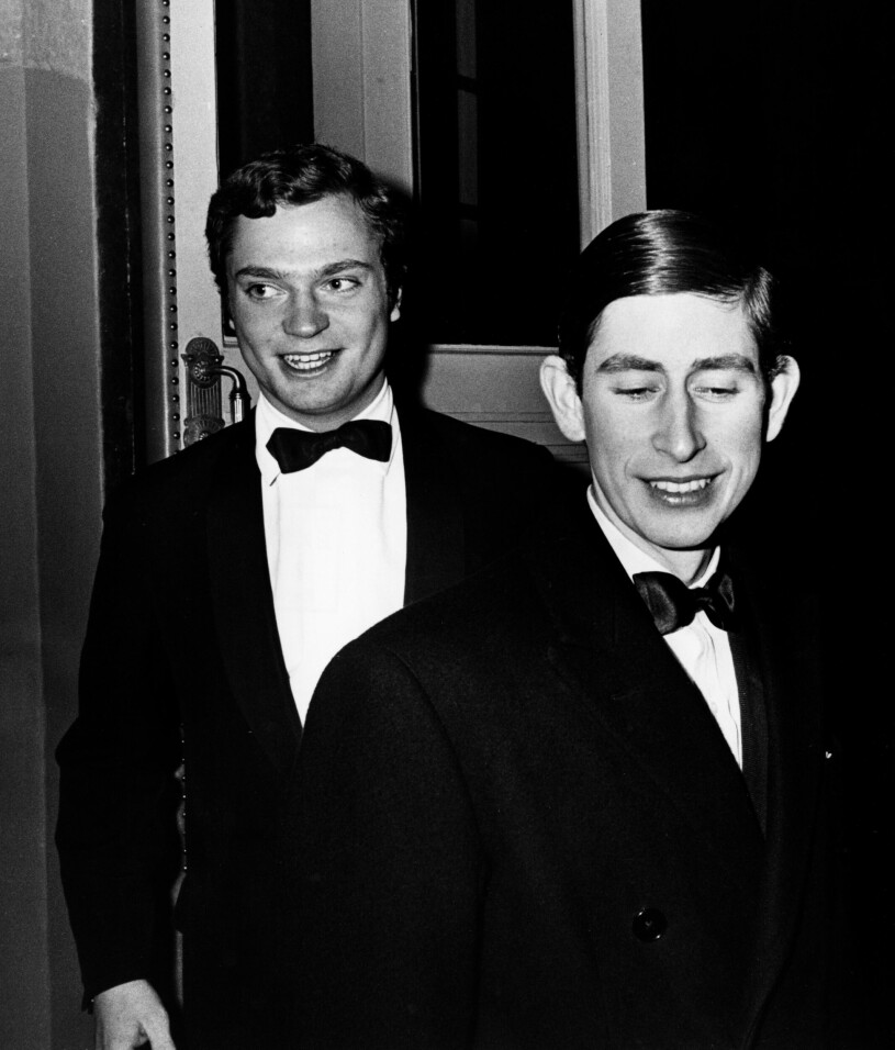Prins Charles, 20 år,(t.h.) under sitt första Sverigebesök, här tillsammans med kronprins Carl Gustaf, 23 år, 1969.
