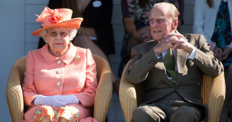 Drottning Elizabeth och prins Philip