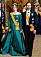 Prinsessan Sofia i en smaragdgrön aftonklänning från Ida Lanto