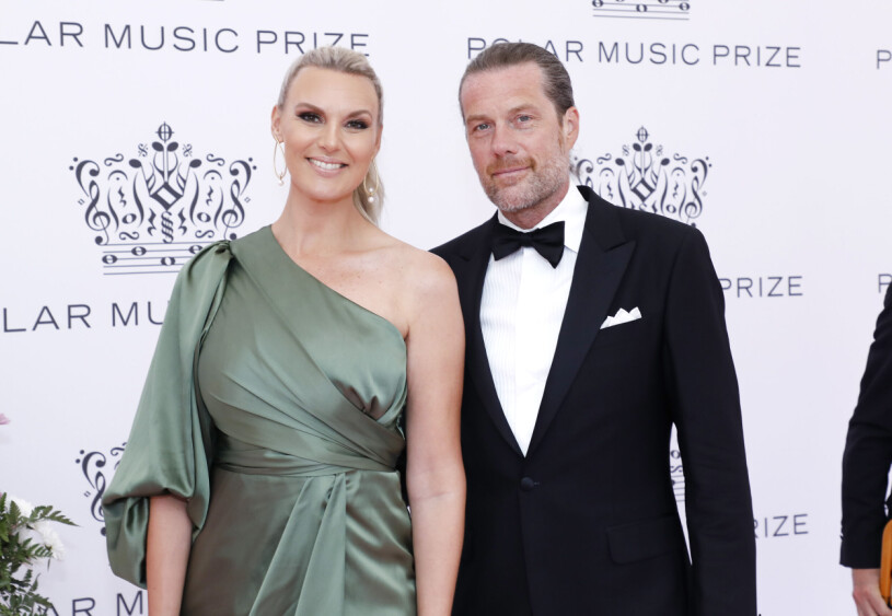 Sanna och Joakim träffades genom att de jobbade ihop. Sanna Nielsen med sambon Joakim Ramsell Polar Music Prize, Grand Hotel, Stockholm, 2019