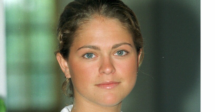 Madeleine några månader innan rapparen Ken Rings ord på Vattenfestivalen, 1999. Prinsessan Madeleine 1999